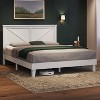 Yaheetech Farmhouse Wooden Bedframe - 2 of 4