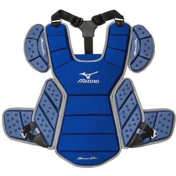 Mizuno Pro Baseball Catcher's Chest Protector 17" Mens Size No Size In Color Royal-Grey (5291)