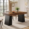 Tribesigns 55-Inch Wood Dining Table for 4-6, Rectangular Dining Room Table with Sturdy Legs - 4 of 4