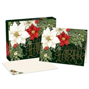 LANG 18ct 'Peace On Earth' Boxed Holiday Greeting Card Pack