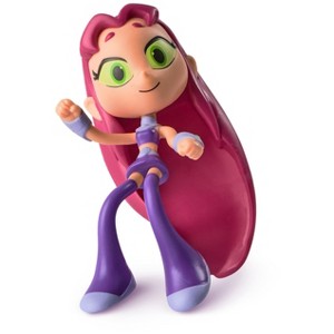 DC Comics Teen Titans Go! Twisty Titans Starfire 6-Inch Flexible Action Figure, Poseable Kids Toy, Bendable Super Hero, Ages 4+, Collectible Gift - 1 of 4