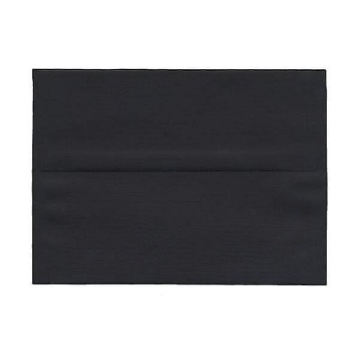 JAM Paper A7 Invitation Envelopes 5.25 x 7.25 Black 20114913