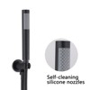 Chery Life Wall Mounted Round Shower Combo Set with 10" Rain Shower head and Handheld Shower Head Set with Pressure Balancing Valve - 3 of 4