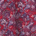 classic red paisley