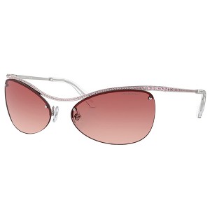 Swarovski SK 7018 4001A5 Womens Irregular Sunglasses Silver 63mm - 1 of 3