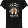 Women's - Instant Message - Someone Manifest Me a Coffee Short Sleeve Graphic T-Shirt - 2 of 4