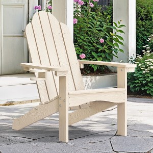 Arceso Adirondack Chair，36 Inch Outdoor Patio Chair，Adirondack Chairs with Cup Holder,  Plastic Adirondack Chairs for Patio, Law, Garden - 1 of 1