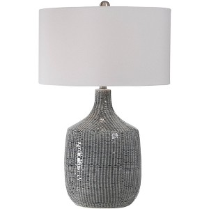 Uttermost Felipe 29" High Dark Gray Modern Ceramic Table Lamp - 1 of 1