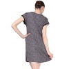 Memoi Women's Ultra-Soft Lace Trim V-Neck Animal Print Sleep Shirt Animal Print L - 4 of 4