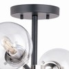 Vaxcel Orbit 4 - Light Flush Mount in  Satin Nickel - 2 of 4