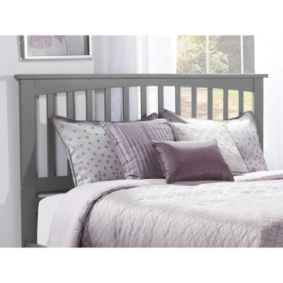 AFI Furnishings Mission Queen Headboard with Turbo Charger in Grey