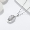Leaf Baguette Earrings Necklace or Ring for Women Sterling Ginger Lyne Collection - 3 of 4