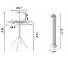 Four-Legged Clothes Drying Rack, Foldable and Portable Drying Rack, Suitable for Indoor, Outdoor - 3 of 4