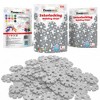 PICASSO-TILES 108 PC Gray Interlocking Plastic Disc, Building Chip Blocks Toy Set for Toddlers, Boys & Girls 3+ - 4 of 4