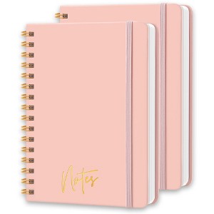 Belatt Lined Spiral Journal Notebook, A5 College Ruled Notebook for Journaling, Note-Taking, and Daily Planning, Durable Hardcover with Elegant Design - 1 of 4