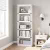 5 Tier Bookcase, Farmhouse Book Shelf with Storage, 67.4 Inch Tall Open Display Bookshelves - 4 of 4