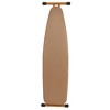 Household Essentials Bamboo Leg Ironing Board 4-Leg Tan FiberTech Cover: Collapsible Metal, 54" x 14", Beige - 3 of 4