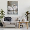Stupell Industries Kissing Swans on Pond Canvas Art - 3 of 4