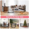 GOTGELIF 150" Baby Gate Baby Play Area Fence Safety Gate 6 Panels - 3 of 4
