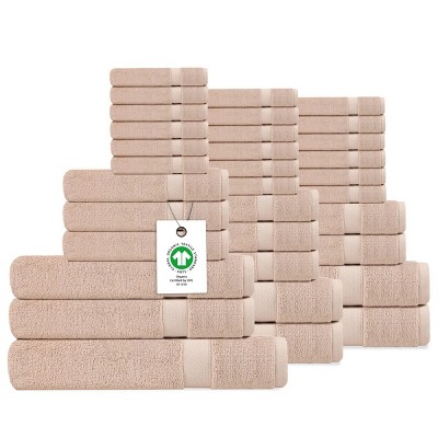 Delara Organic Cotton Luxuriously Plush Bath Towel Set, GOTS & Oeko-TEX Certified, Soft, Quick Dry & Ultra-Absorbent