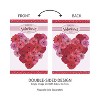 Floral Valentine's Heart Applique Garden Flag - 3 of 4
