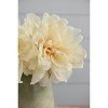Cesicia 10.2 x 11 x 18.9"H Artificial Cream Sunflower Bush, 4 Pack - 3 of 4