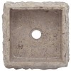 vidaXL Sink Gray 11.8 in.x11.8 in.x5.1 in. Marble - 4 of 4