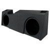 QPower QBGMC19212 Underseat Upfire Dual 2 Hole 12 Inch Ported Subwoofer Box with Bed Liner Spray for 2019-2022 GMC/Chevy Crew Cab and Double Cab - 3 of 4