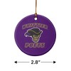 Whittier College Poets Logo Porcelain Holiday Christmas Tree Ornament - 3 of 4