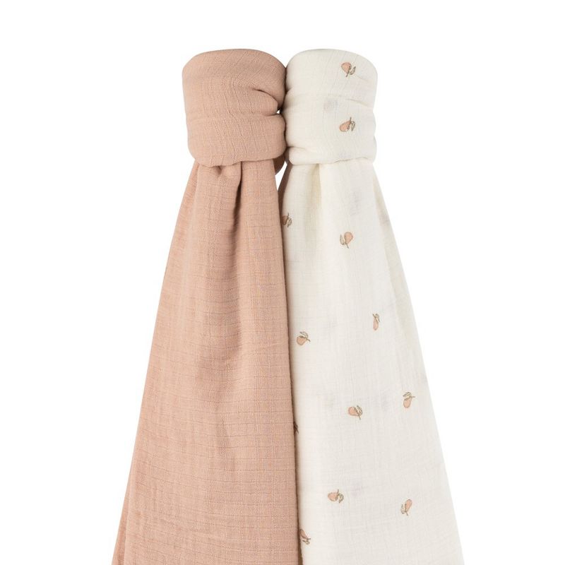 Ely's & Co. Cotton Muslin Swaddle Blanket  2 Pack, 3 of 6