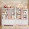 Bookshelf and Toy Organizer, Kids Book Shelf for Kid Rooms with Door, Cubes Storage Organizer,Wood Children Bookcase - 4 of 4