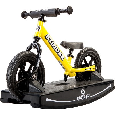 yellow balance bike