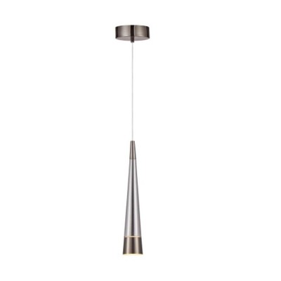 Artcraft Lighting Sunnyvale 1 - Light Pendant in  Pearl Black/Smoke