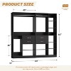 Besiost 80-In Closet System Set with Wood Drawers, Freestanding Closet Organizer with Clothes Rack - 4 of 4