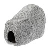 Unique Bargains Ceramic Aquarium Hideaway Rock Cave Fish Tank Decoration Gray 4.45x3.66x2.68 inches - 3 of 4