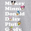 Men's - Disney - Mickey's Character List Long Sleeve Graphic T-Shirt - 2 of 4
