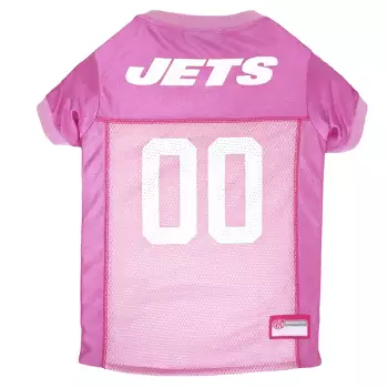 avond Verouderd Buitengewoon Nfl Pets First Pink Pet Football Jersey - New York Jets : Target
