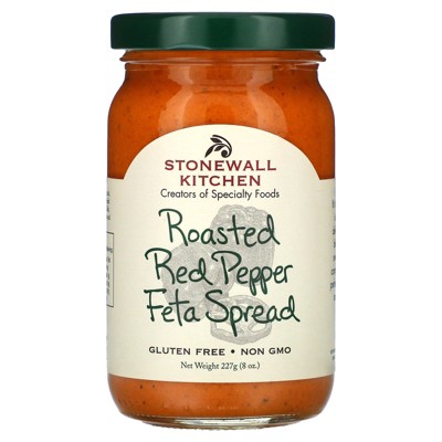 Stonewall Kitchen Roasted Red Pepper Feta Spread, 8 oz (227 g)