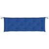 vidaXL Outdoor Garden Bench Cushion in Blue - Hollow Fiber Filled, Comfortable and Durable Oxford Fabric Seat Cushion, for Outdoor Benches - 4 of 4