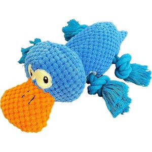 Dog Toys, Wrinkled Paper Plush Toys Dogs, Durable Dog Squeaky Toys - 1 of 4