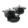 BergHOFF GEM Nonstick Cookware Set, Black - 2 of 4