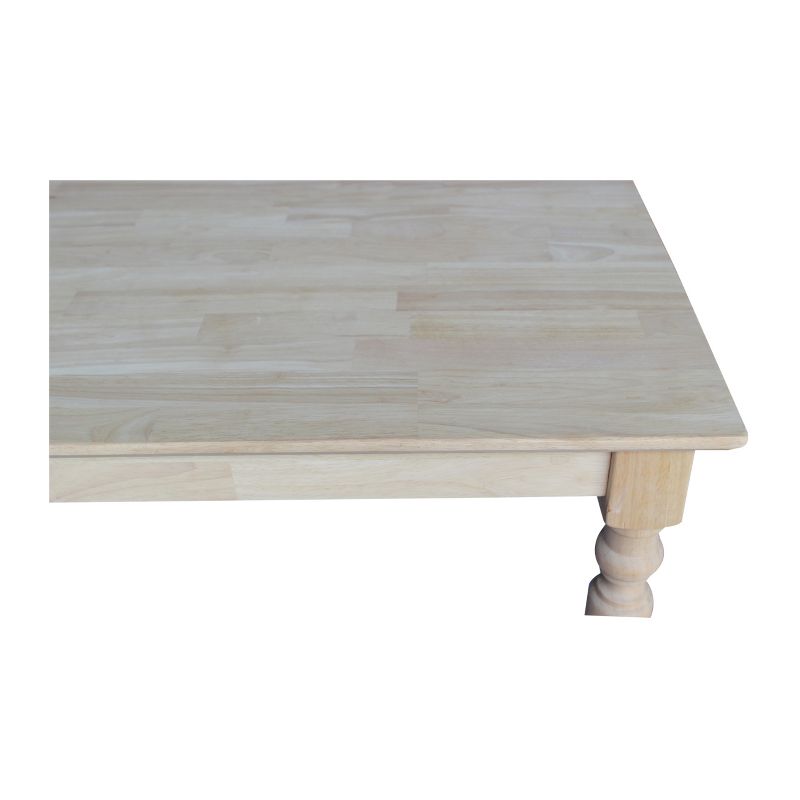 30" X 42" Solid Wood Counter Height Table Unfinished - International Concepts, 5 of 8