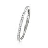 Pure Collection by Ross-Simons 0.15 ct. t.w. Diamond Eternity Band in Sterling Silver - 2 of 4