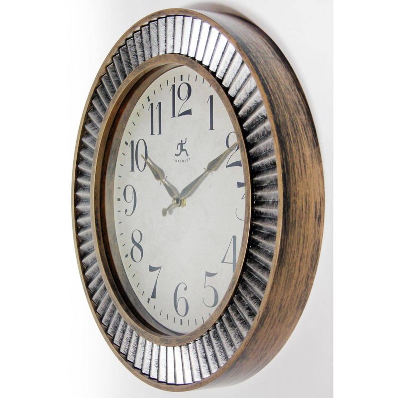 16&#34; Ruche Wall Clock Gold/Silver - Infinity Instruments, 5 of 8