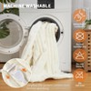 Electric Heated Blanket, Cozy Faux Rabbit Fur, 10 Heating Levels & 4-Hour Auto Off, Fast Heating, Over-Heat Protection, Machine Washable - 3 of 4