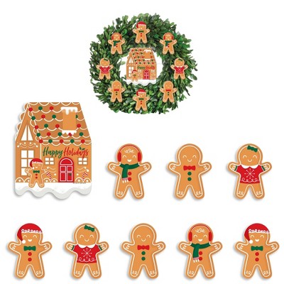 Big Dot Of Happiness Gingerbread Christmas - Gingerbread Man Holiday ...