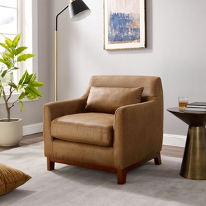 VANOMi 31.5" Upholstered Armchair, Accent Chair - 1 of 4