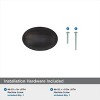 Amerock Vaile 1-3/8 inch (35mm) Length Oil-Rubbed Bronze Cabinet Knob - 10 Pack - 4 of 4