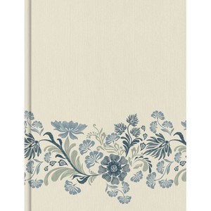 CSB Notetaking Bible, Large Print Edition, Cream Floral Cloth Over Board - by  Csb Bibles by Holman (Hardcover) - 1 of 1