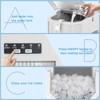 R.W.FLAME Portable Ice Maker,self-cleaning,makes 9 cubes in 6 minutes,26.5 lbs/24h,includes ice scoop and basket,2 ice cube sizes for home,office - 4 of 4